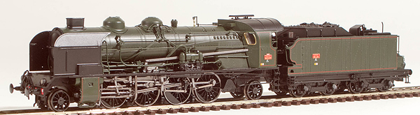 REE Modeles MB-052 - French Steam Locomotive Class 141 of the SNCF MEDITERRANEE Era III ALES - ANALOG DC  